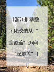 浙江推动数字化改造从“全覆盖”迈向“深覆盖”