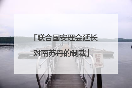 联合国安理会延长对南苏丹的制裁
