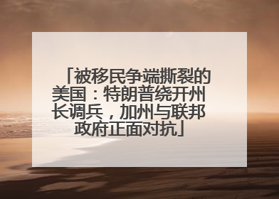 被移民争端撕裂的美国：特朗普绕开州长调兵，加州与联邦政府正面对抗