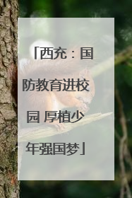 西充：国防教育进校园 厚植少年强国梦