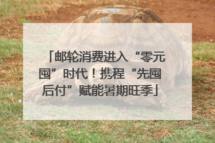 邮轮消费进入“零元囤”时代！携程“先囤后付”赋能暑期旺季