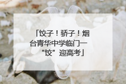 饺子！骄子！烟台青华中学临门一“饺”迎高考