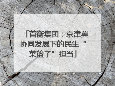 首衡集团：京津冀协同发展下的民生“菜篮子”担当
