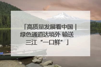 高质量发展看中国｜绿色通道达境外 输送三江“一口鲜”