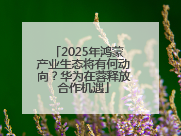 2025年鸿蒙产业生态将有何动向？华为在蓉释放合作机遇