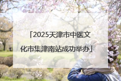 2025天津市中医文化市集津南站成功举办