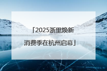 2025浙里焕新消费季在杭州启幕