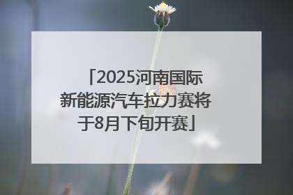 2025河南国际新能源汽车拉力赛将于8月下旬开赛